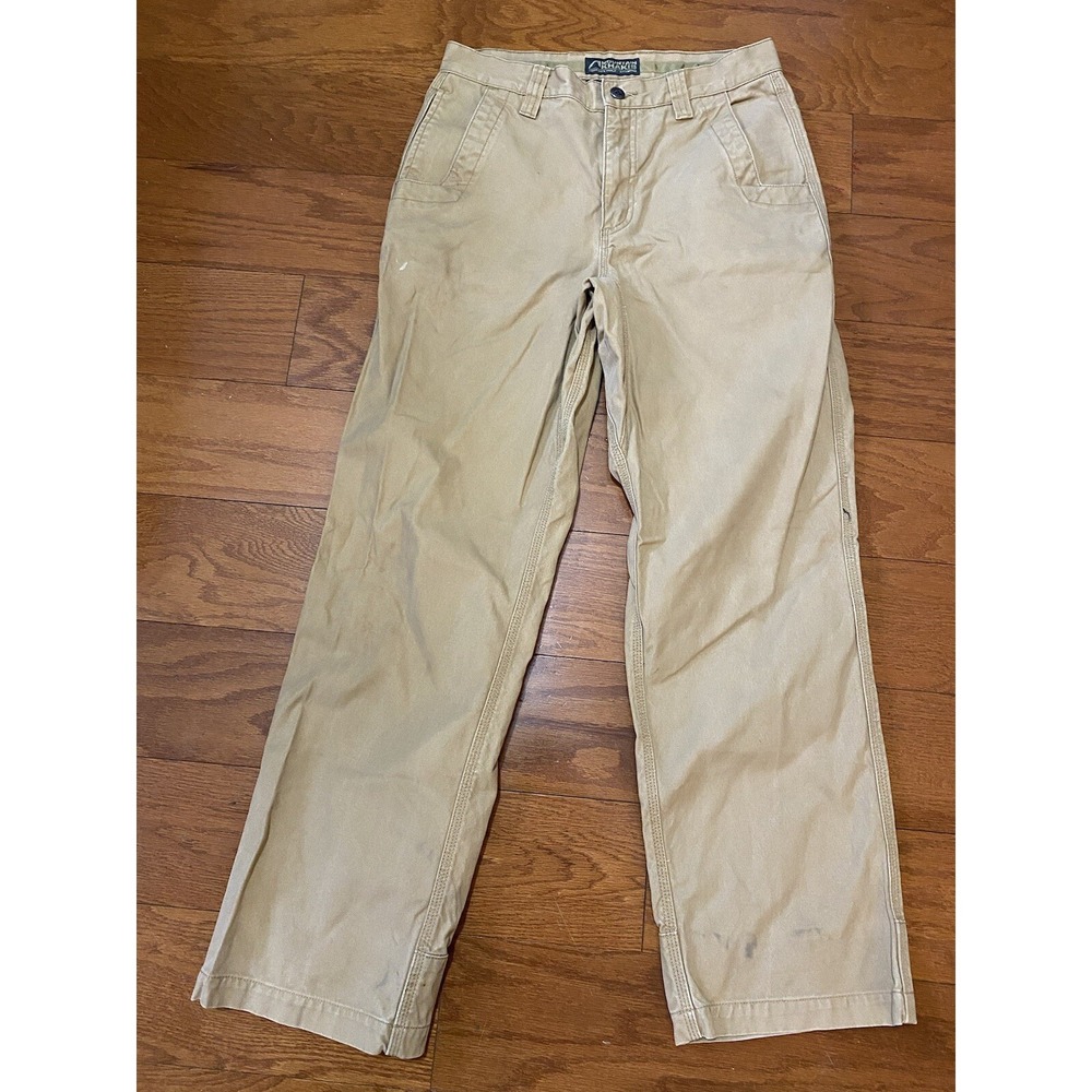 Mountain Khakis Pant Men 30x30 Chino Straight Canvas Outdoors Hiking 100% Cotton